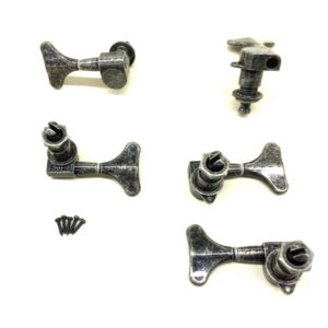 Ibanez 2MH12C0004 Die-Cast 5-String Bass Machine Head Set - Antique Chrome