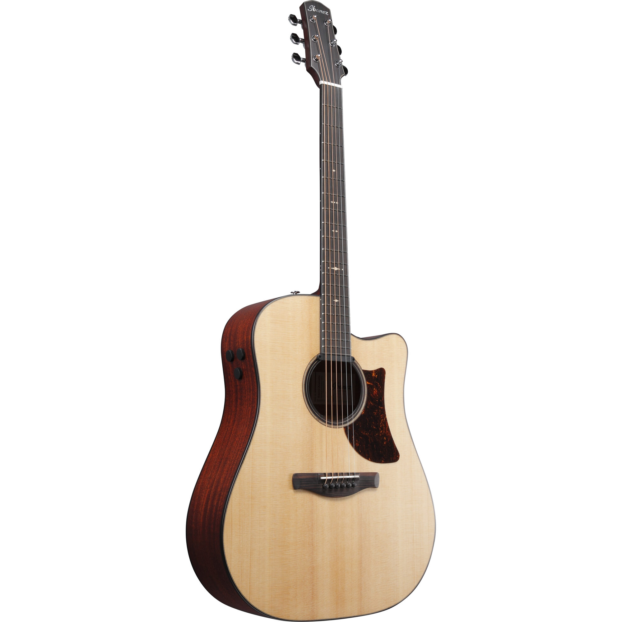 Ibanez AAD400CE-LGS - Platinum Collection, Solid Sitka, African Mahogany - Natural Low Gloss - Image 4