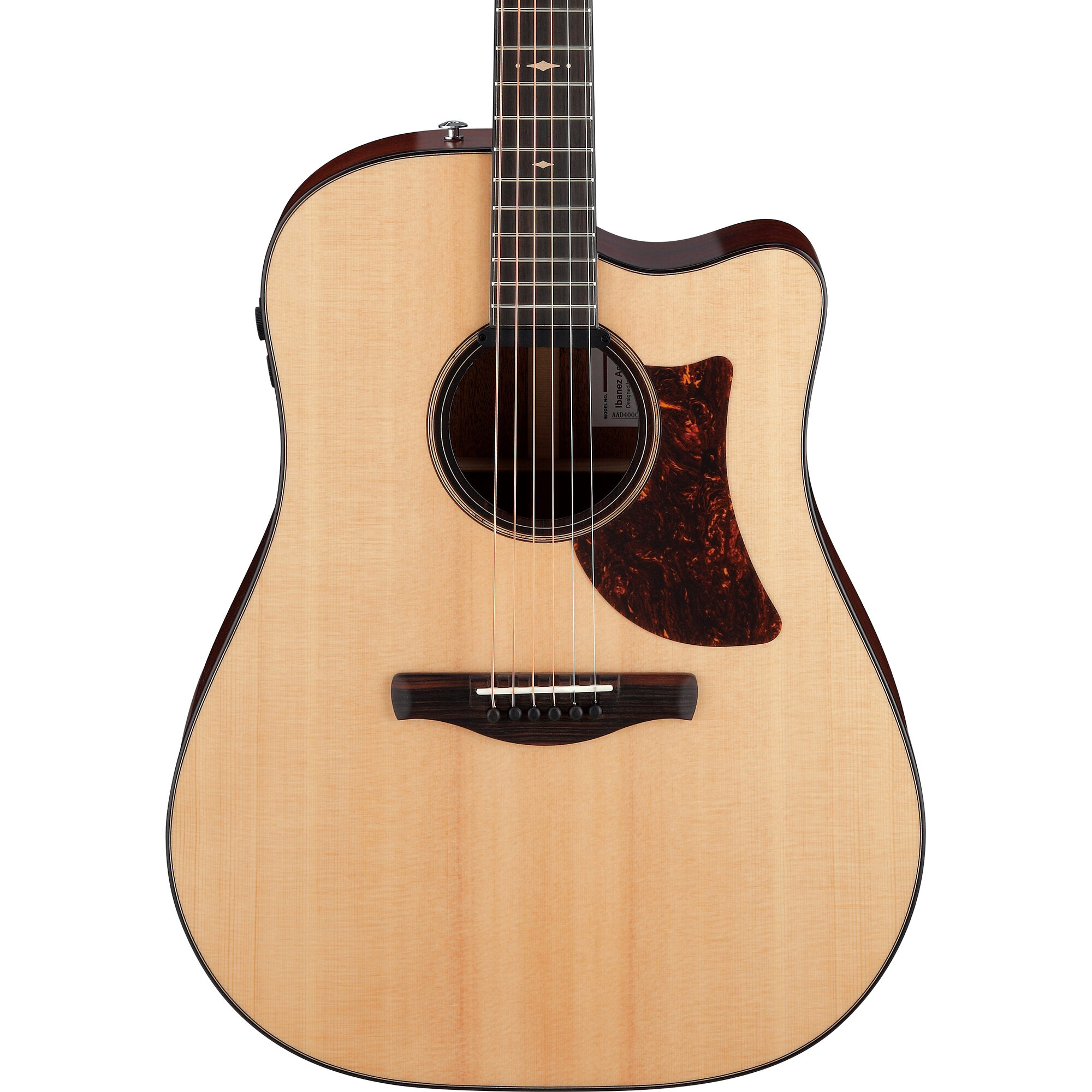 Ibanez AAD400CE-LGS - Platinum Collection, Solid Sitka, African Mahogany - Natural Low Gloss - Image 5