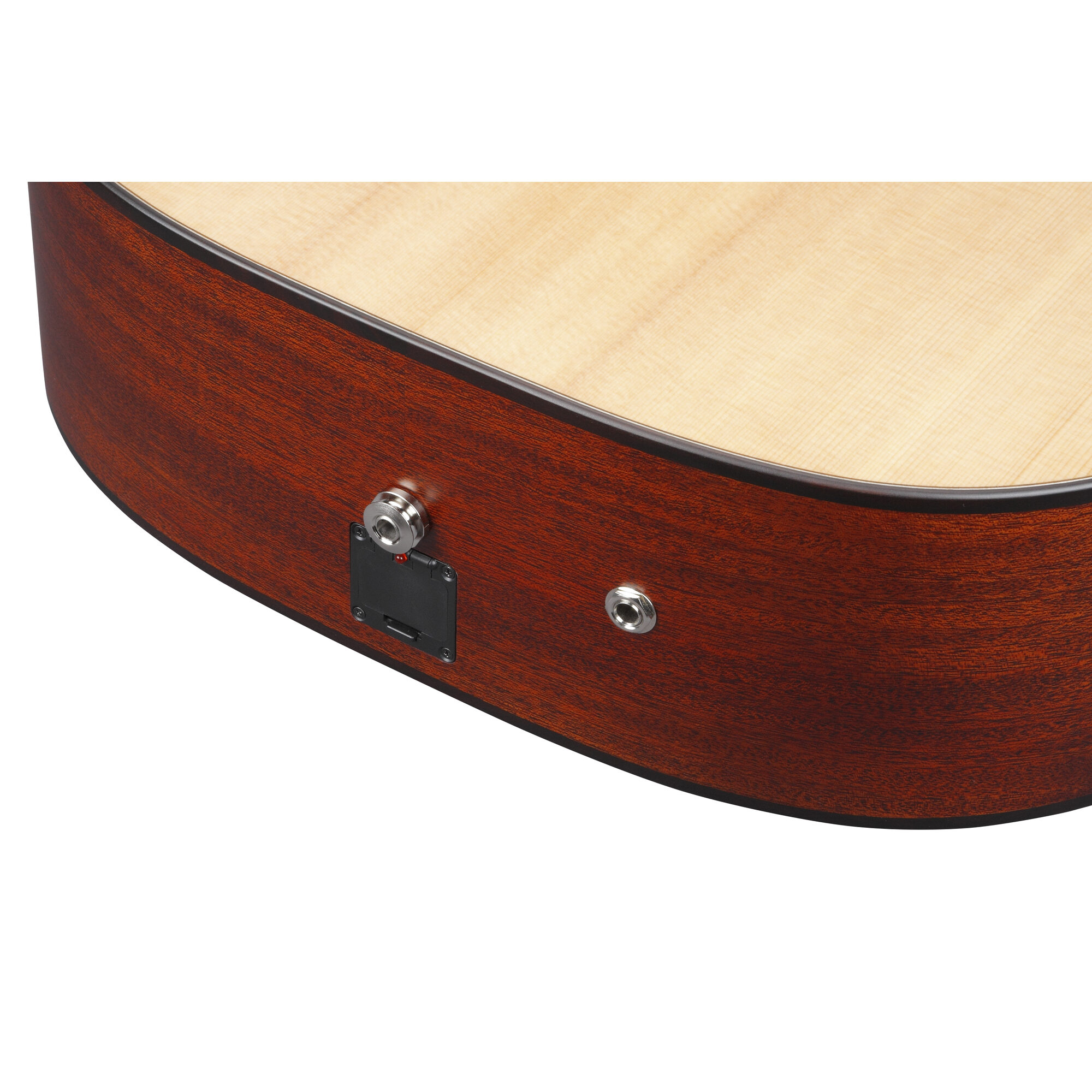Ibanez AAD400CE-LGS - Platinum Collection, Solid Sitka, African Mahogany - Natural Low Gloss - Image 13