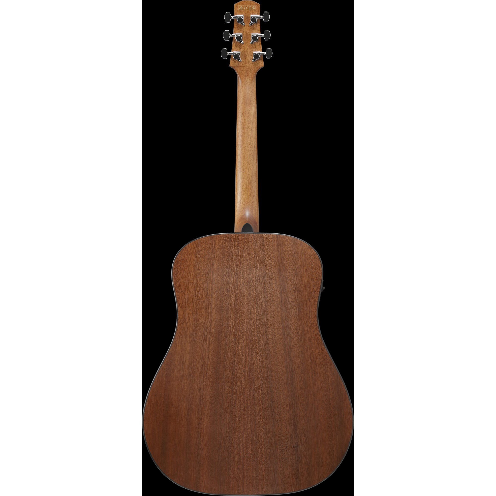Ibanez AAD54E-OMH Advanced Acoustic Guitar - Open Pore Mahogany Sunburst - Image 3