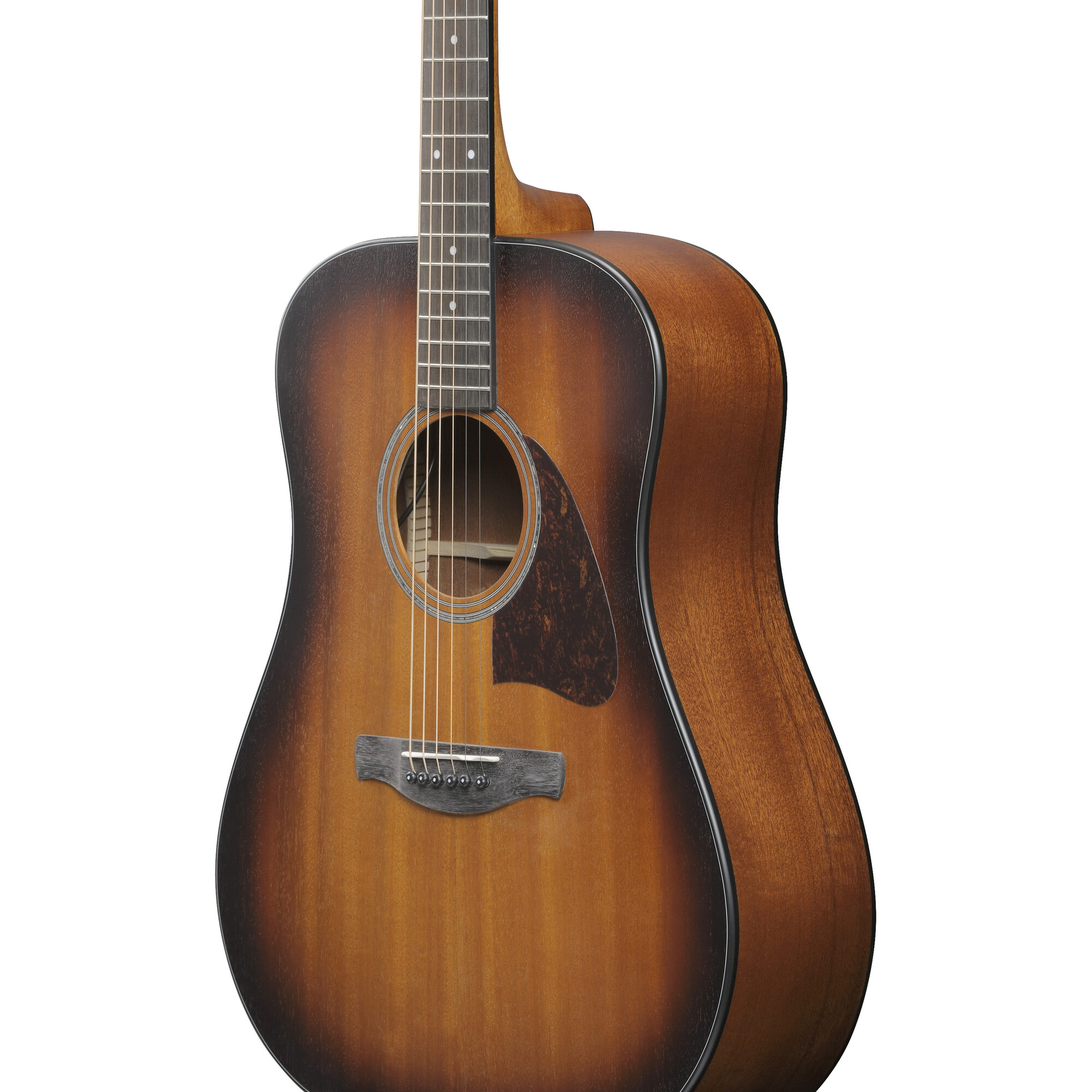 Ibanez AAD54E-OMH Advanced Acoustic Guitar - Open Pore Mahogany Sunburst - Image 8