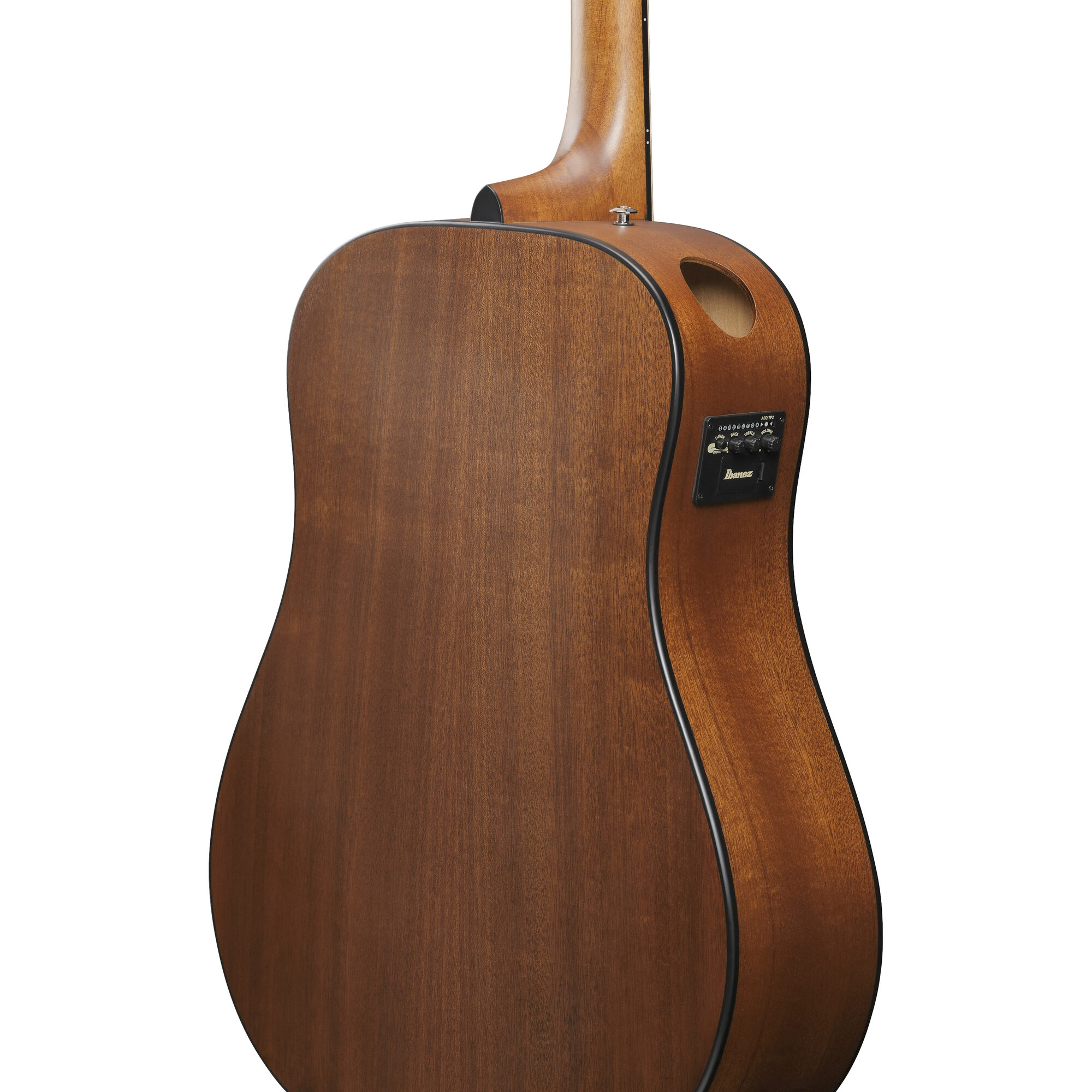 Ibanez AAD54E-OMH Advanced Acoustic Guitar - Open Pore Mahogany Sunburst - Image 9