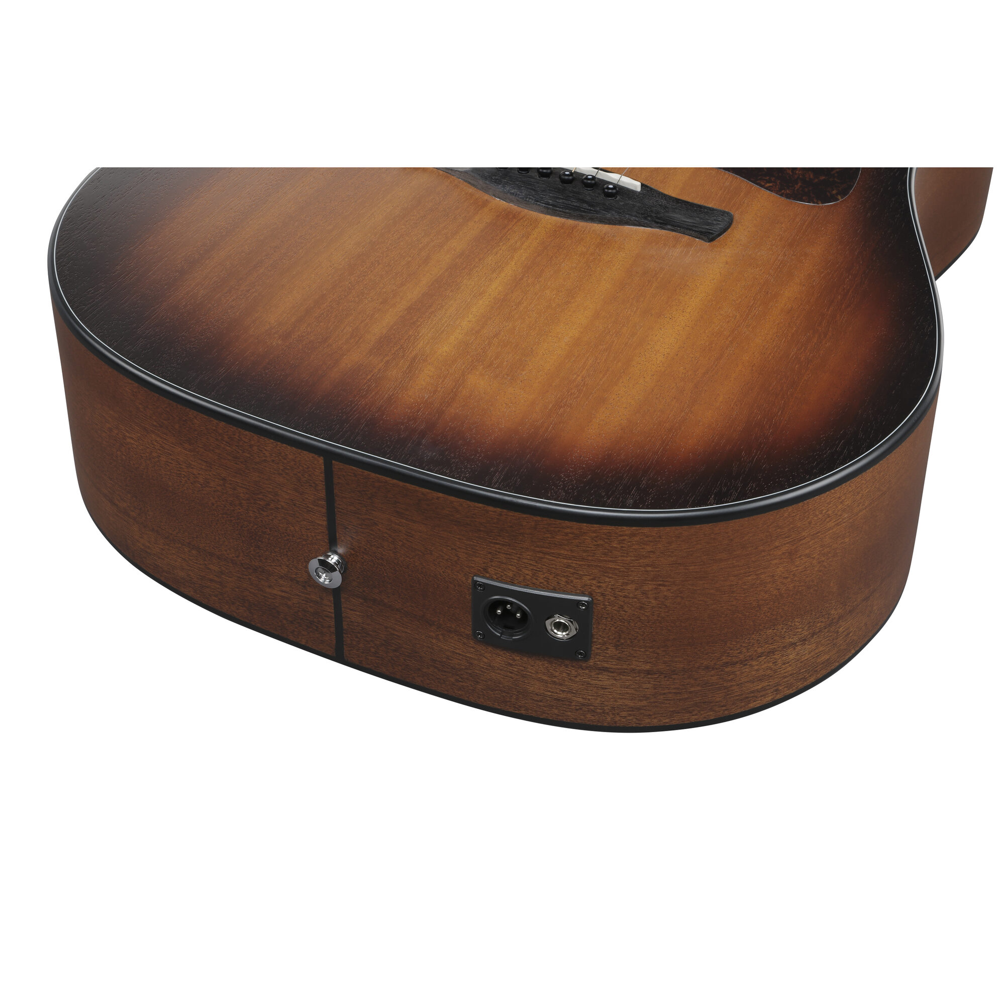 Ibanez AAD54E-OMH Advanced Acoustic Guitar - Open Pore Mahogany Sunburst - Image 13