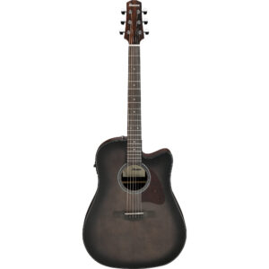Ibanez AAD70CE-TBN Advanced Acoustic Guitar - Transparent Charcol Burst Top