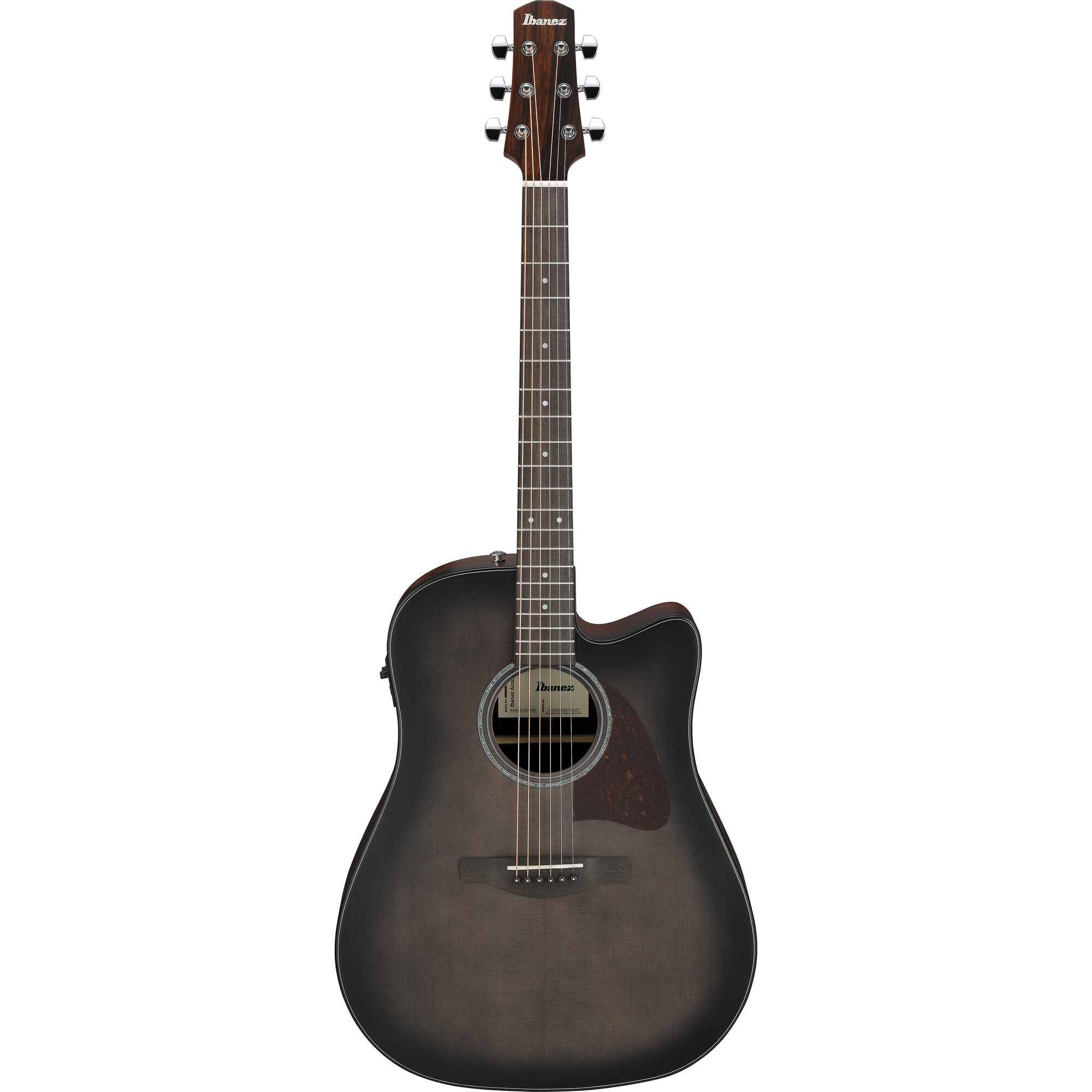 Ibanez AAD70CE-TBN Advanced Acoustic Guitar - Transparent Charcol Burst Top