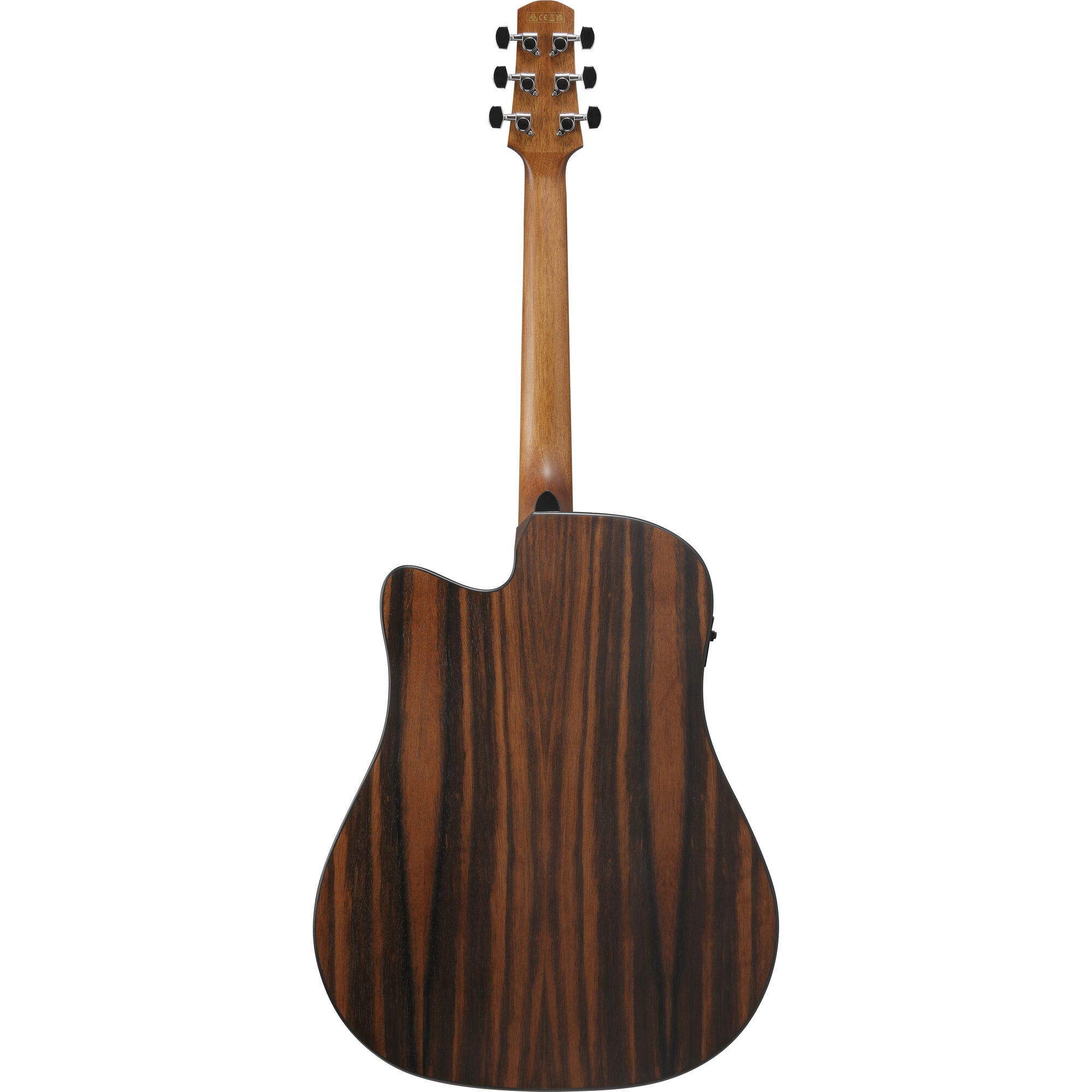 Ibanez AAD70CE-TBN Advanced Acoustic Guitar - Transparent Charcol Burst Top - Image 2