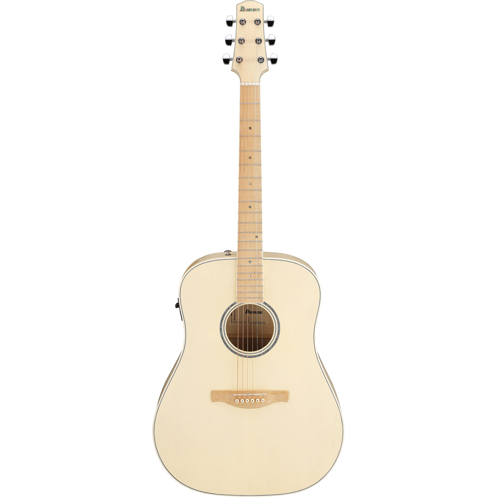 Ibanez AAD77M1E-OAW Advanced Acoustic - Open Pore Antique White