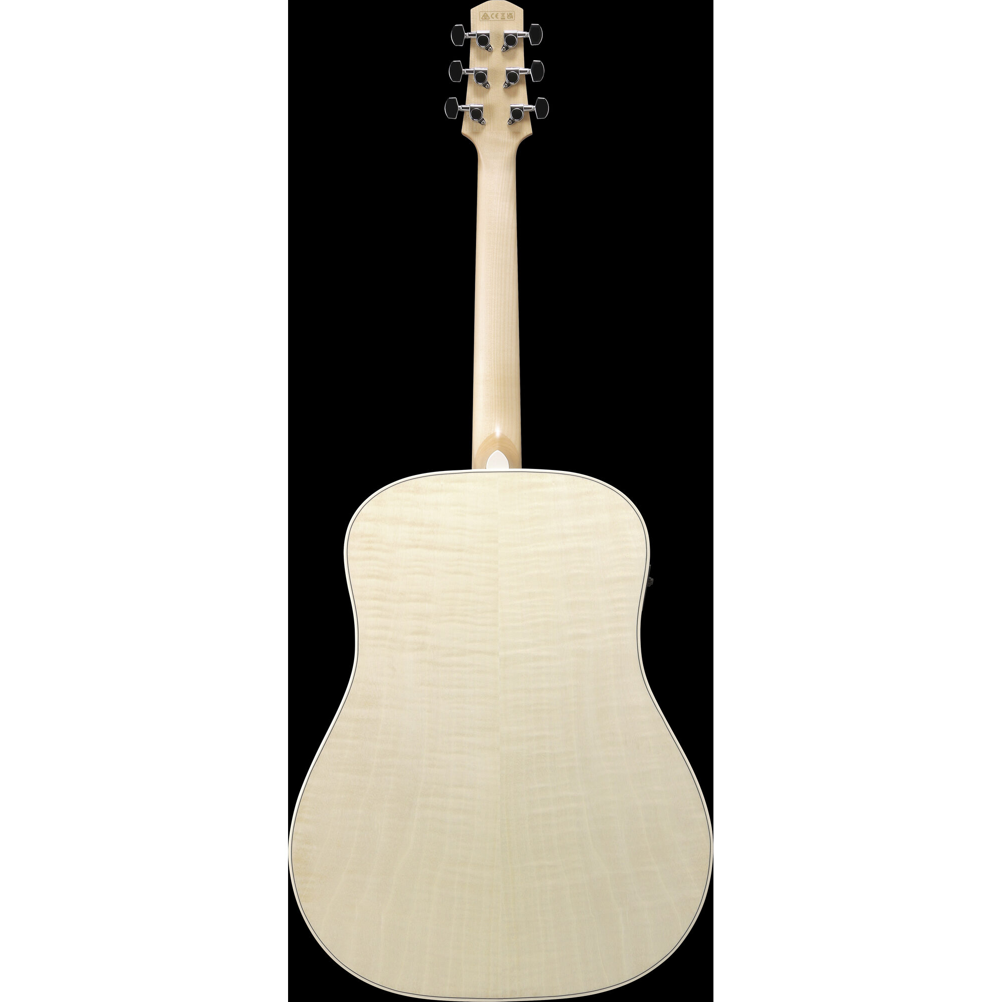 Ibanez AAD77M1E-OAW Advanced Acoustic - Open Pore Antique White - Image 3