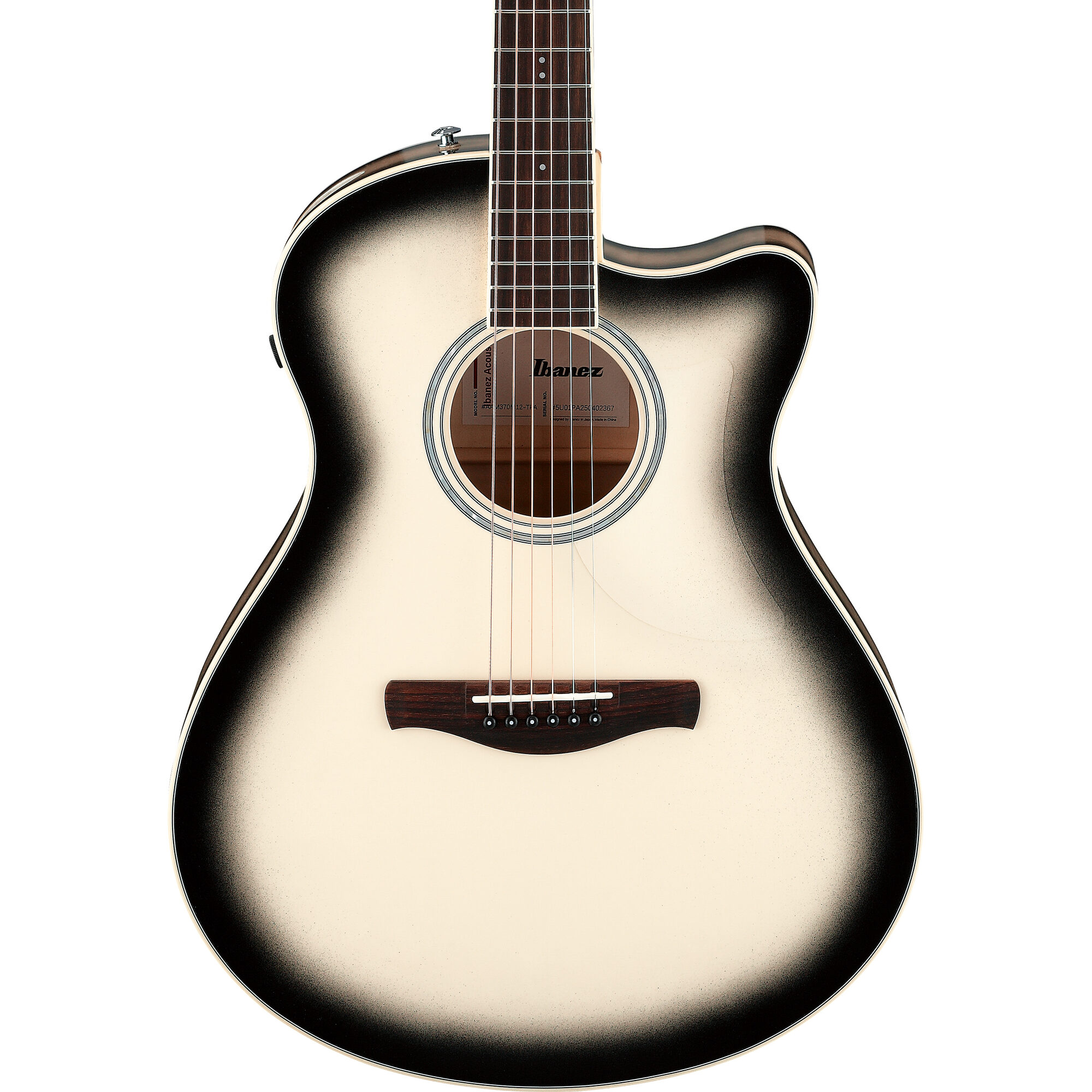 Ibanez AAM370M1CE-TPA Advanced Auditorium Electro Acoustic - Transparent Panda - Image 5