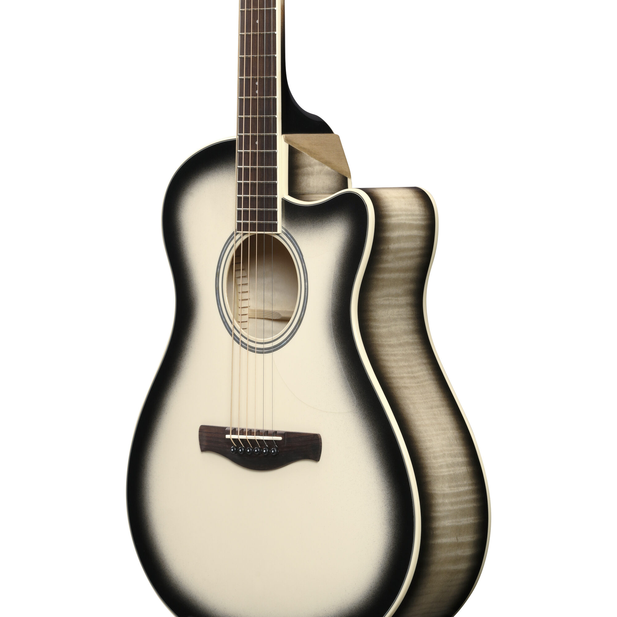 Ibanez AAM370M1CE-TPA Advanced Auditorium Electro Acoustic - Transparent Panda - Image 8
