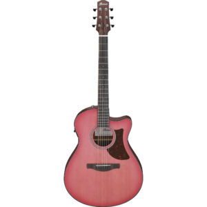 Ibanez AAM50CE-CRO - Advanced Auditorium, Cutaway Electro Acoustic - Coral Red Burst Open Pore