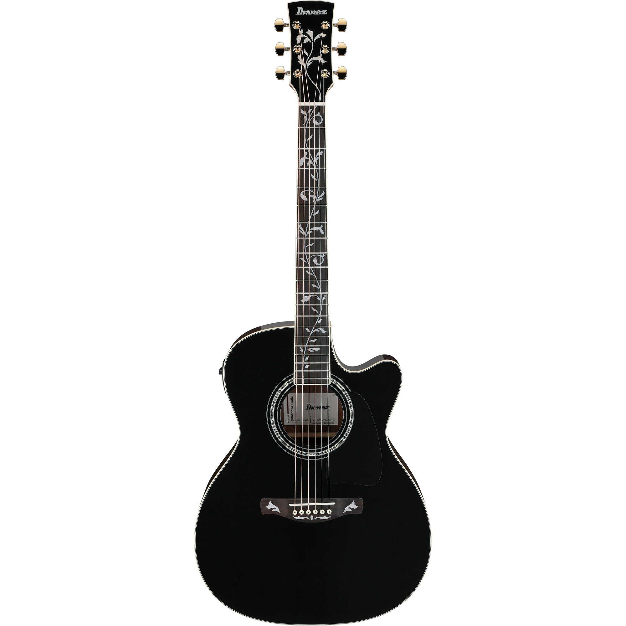 Ibanez AC391RCE-BKH Artwood Elecrto Acoustic Guitar - Black Top
