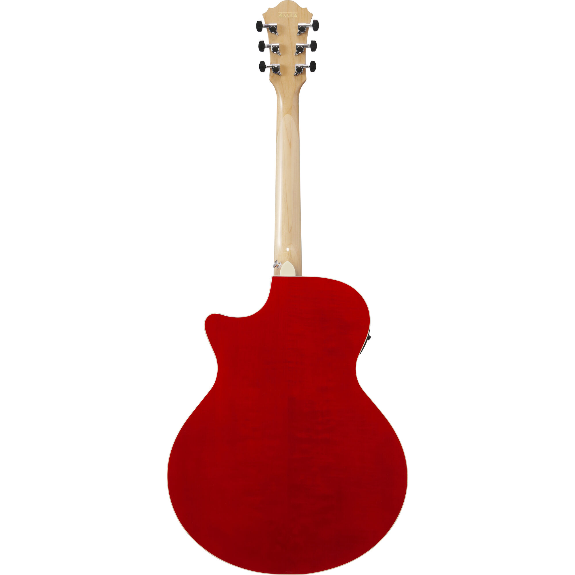 Ibanez AE170-NTR - Acoustic Guitar, Natural High Gloss Top - Transparent Red High Gloss Back & Sides - Image 2