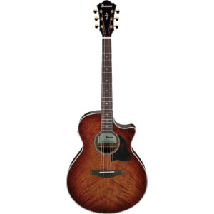 Ibanez AE340FMH-MHS - Electro Acoustic, Flamed Okoume Top - Mahogany Sunburst High Gloss