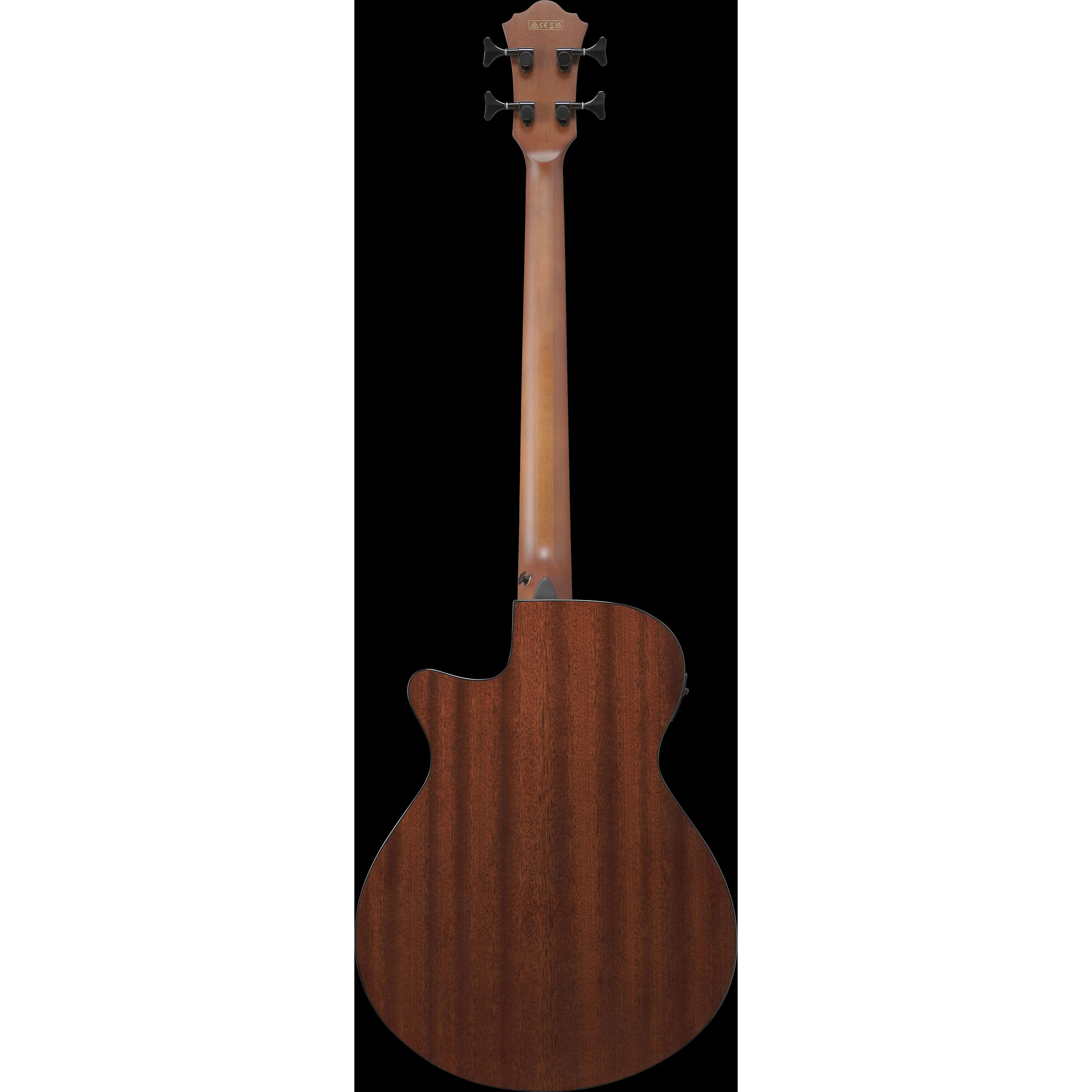 Ibanez AEGB24FE-MHS - Acoustic Bass - Mahogany Sunburst High Gloss - Image 3