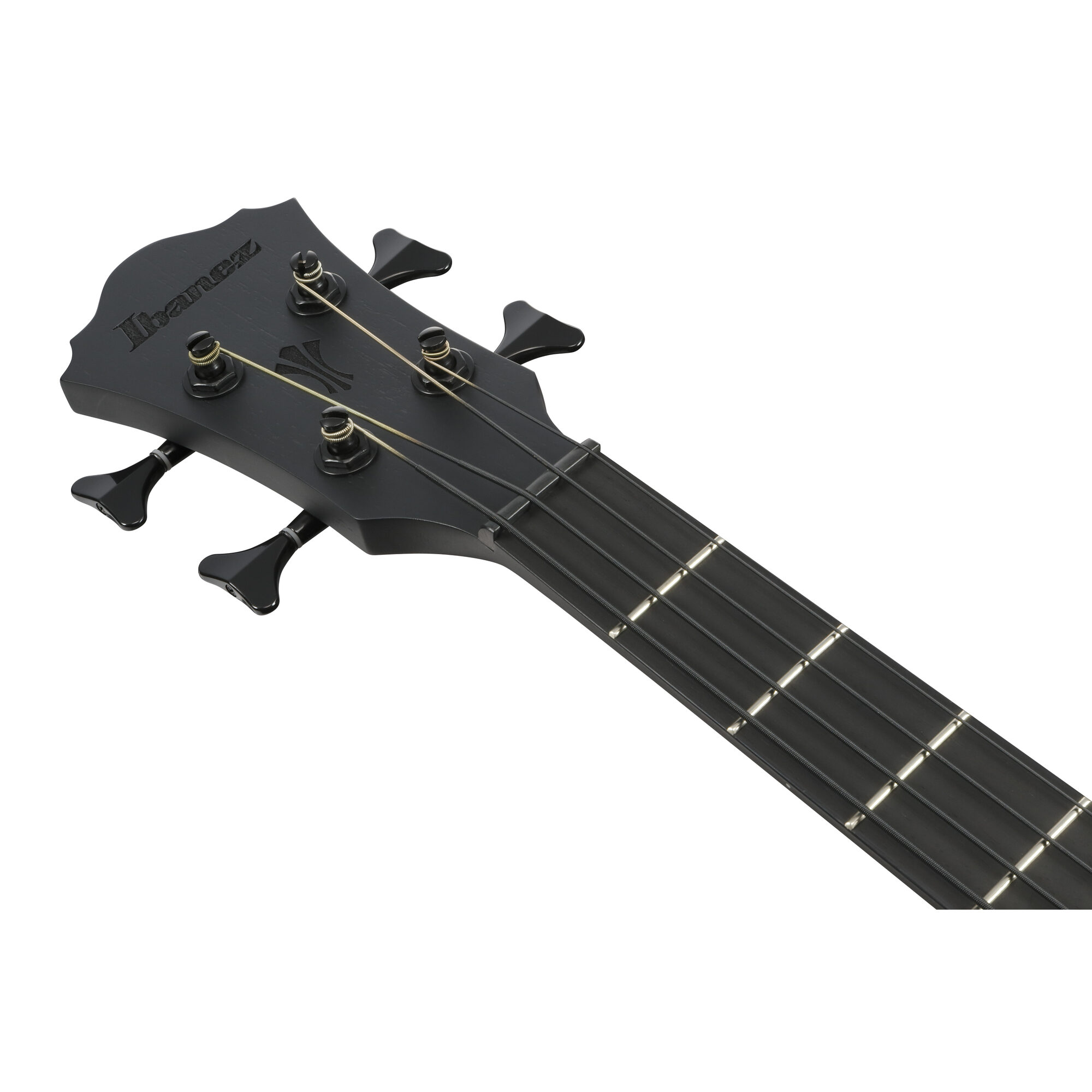 Ibanez AEGB420-BOT AEG-Series Electro Acoustic Bass - Black Out - Image 10