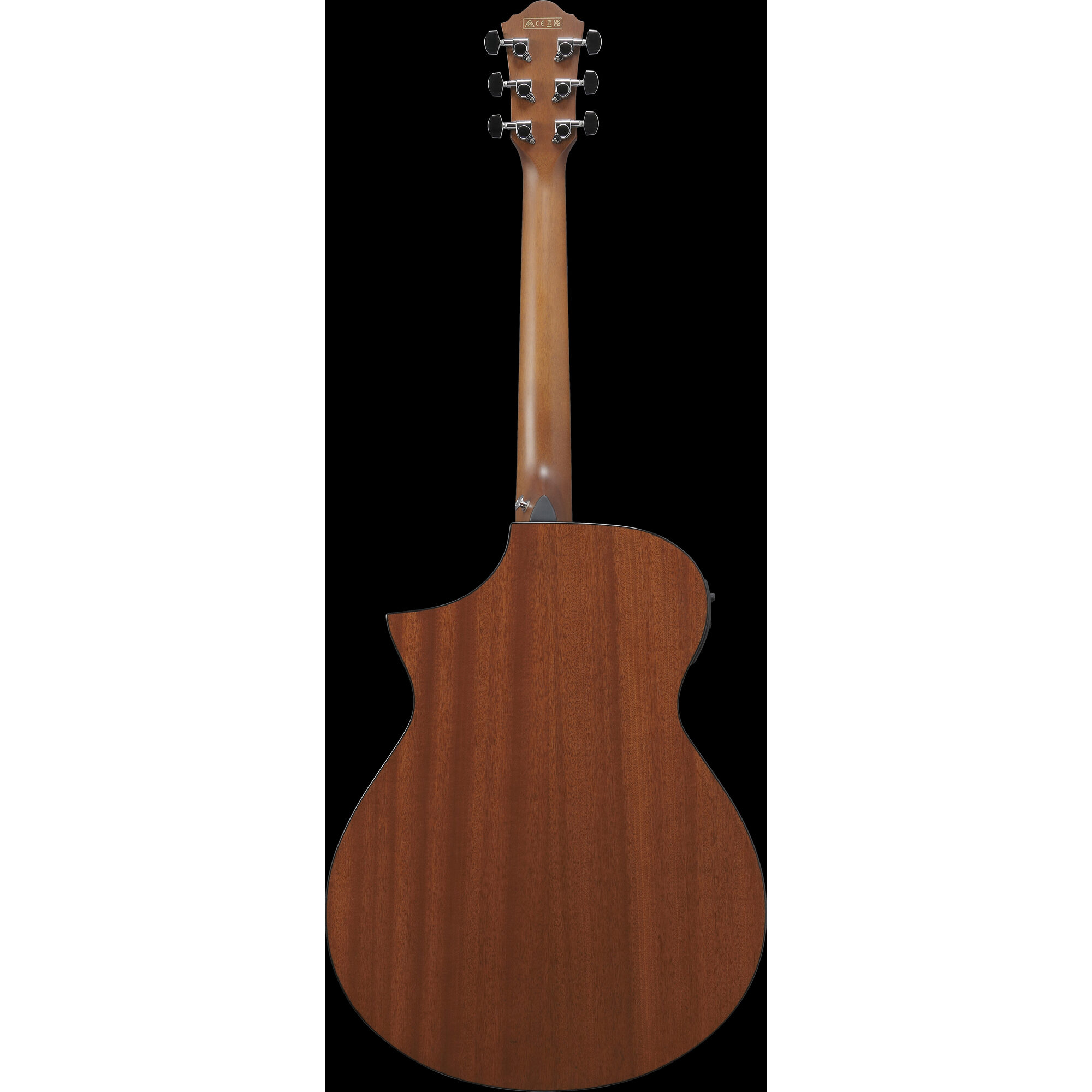 Ibanez AEWC11-DVS - Electro Acoustic Guitar, Spruce - Dark Violin Sunburst High Gloss - Image 3