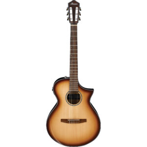 Ibanez AEWC300N-NNB - Cutaway Electro Acoustic Classical Guitar - Natural Browned Burst