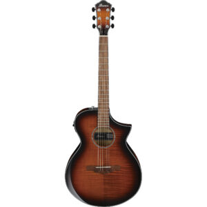 Ibanez AEWC400-AMS - Electro Acoustic, Flame Maple Top - Amber Sunburst High Gloss