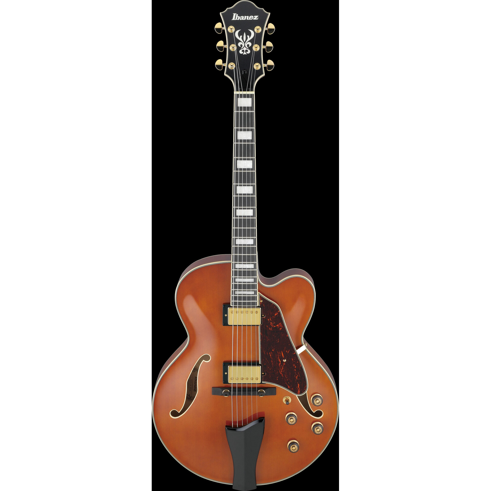 Ibanez AF95-DA Artcore AF Hollow-Body Guitar - Dark Amber - Image 7