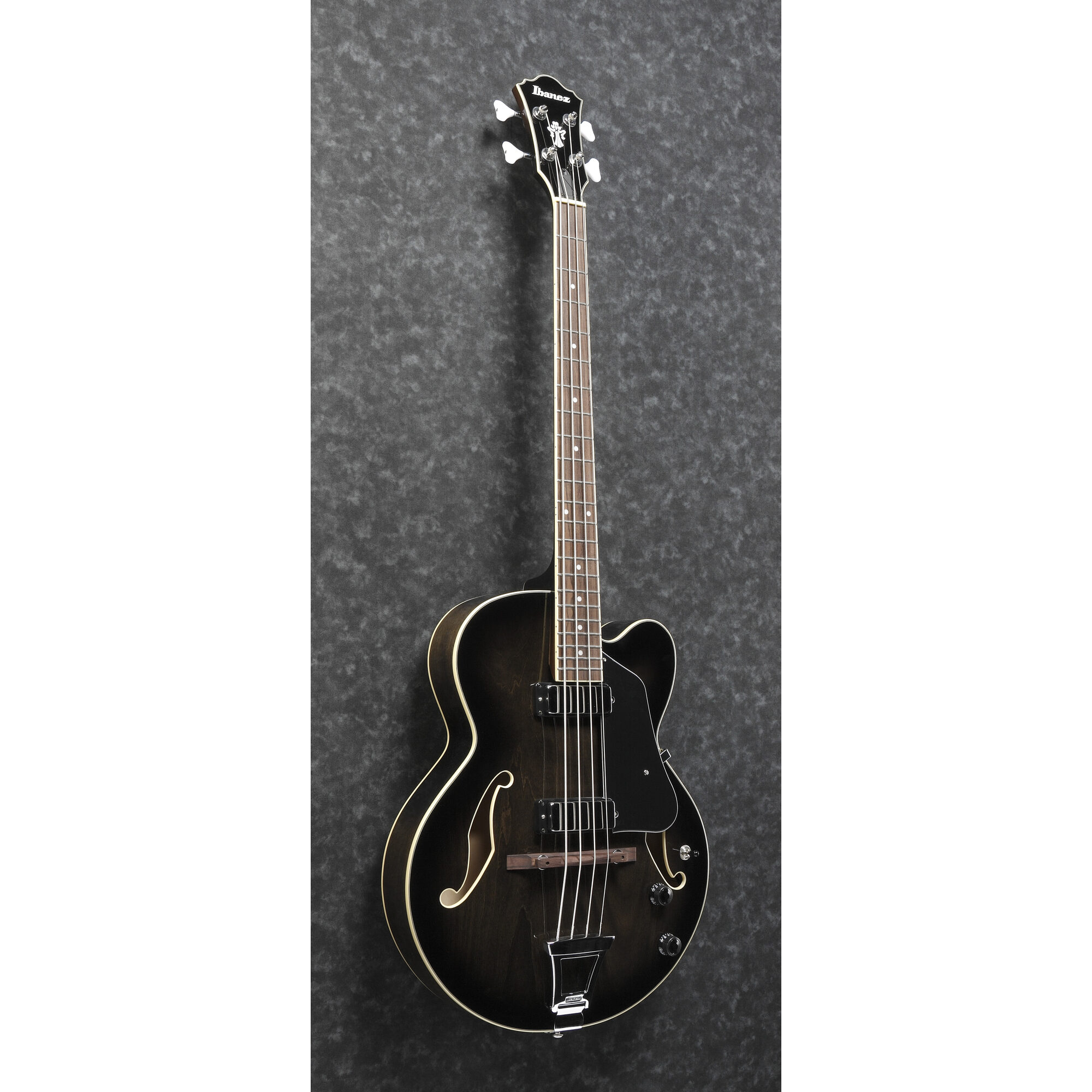 Ibanez AFB200-TKS - Artcore Hollow Body - Bass Guitar - Transparent Black Sunburst - Image 3
