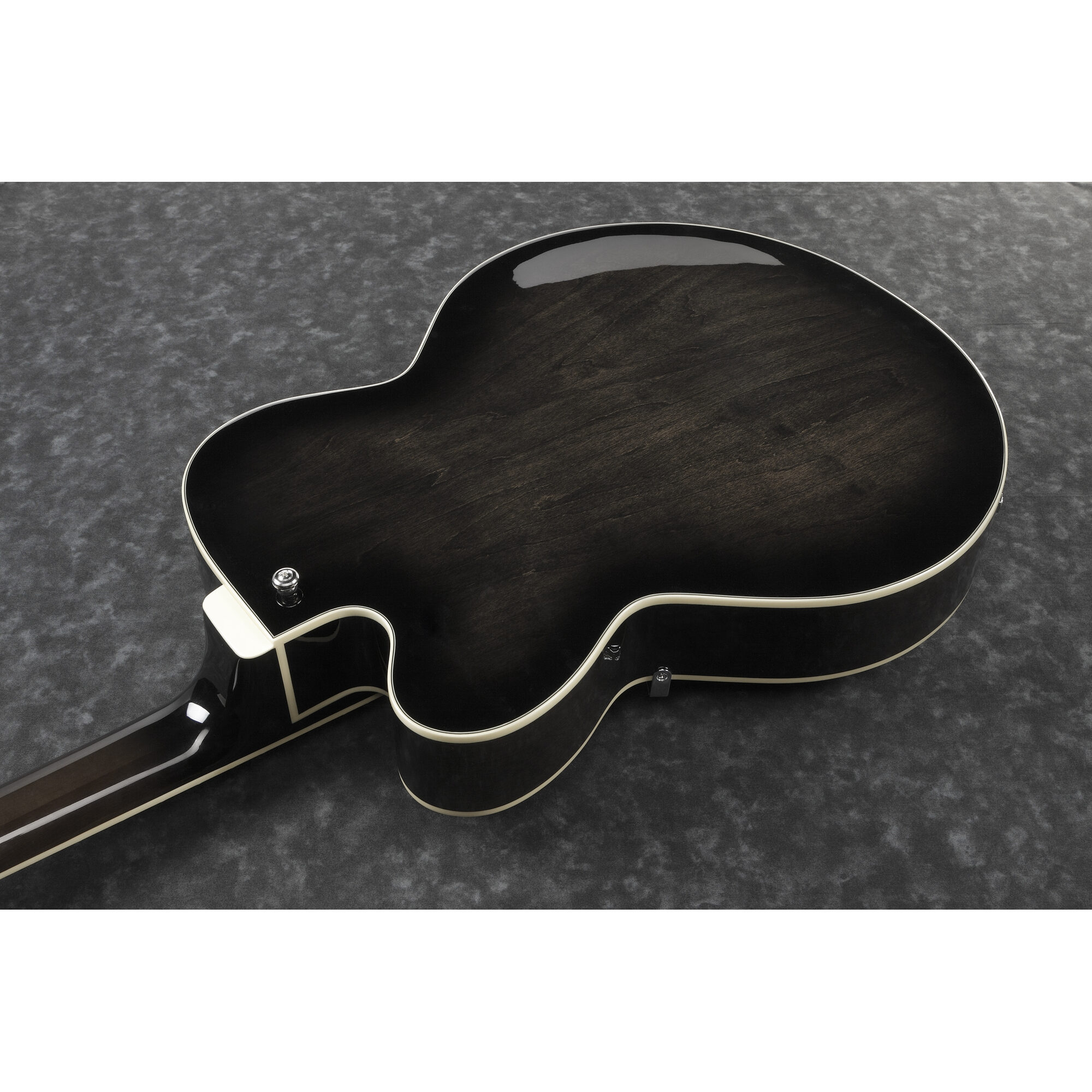 Ibanez AFB200-TKS - Artcore Hollow Body - Bass Guitar - Transparent Black Sunburst - Image 5