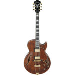 Ibanez AG95MG-DA Artcore Series Expressionist Hollow Body Guitar - Dark Amber