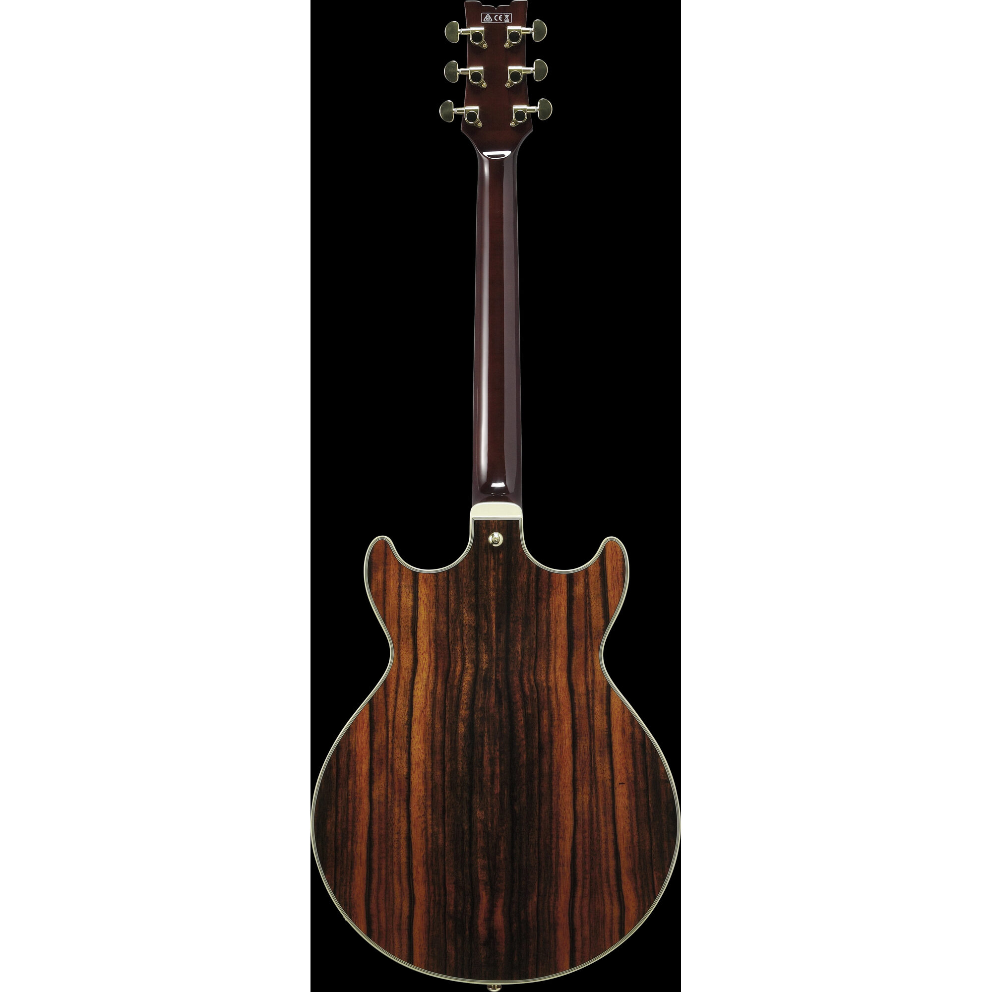 Ibanez AM93ME-NT Artcore Expressionist AM Semi-Hollow Guitar - Natural High Gloss - Image 3