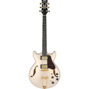 Ibanez AMH90-IV Artcore Expressionist AMH Semi-Hollow Guitar - Ivory