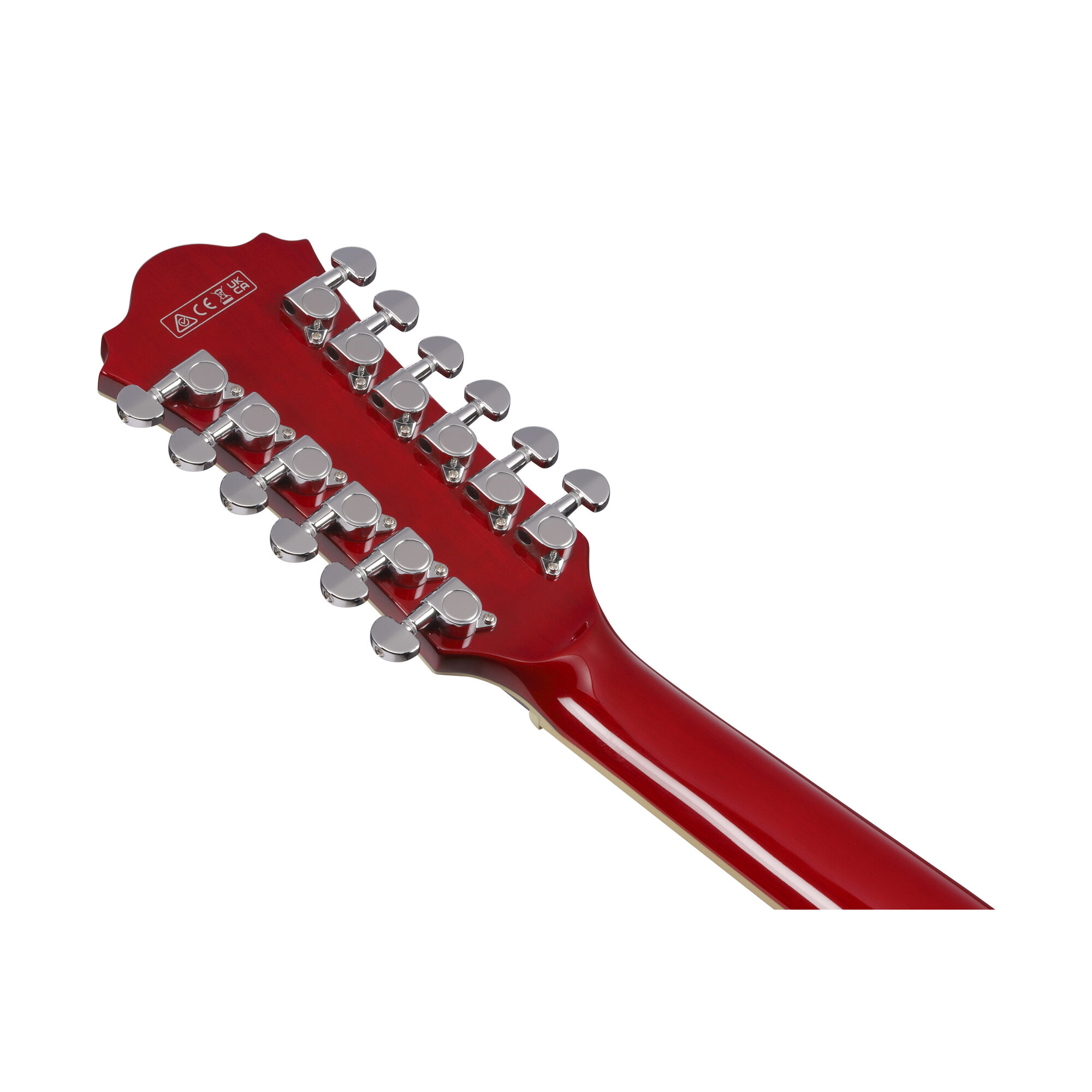 Ibanez AS7312-TCD Artcore AS 12-String Semi-Hollow Guitar - Transparent Cherry Red - Image 11