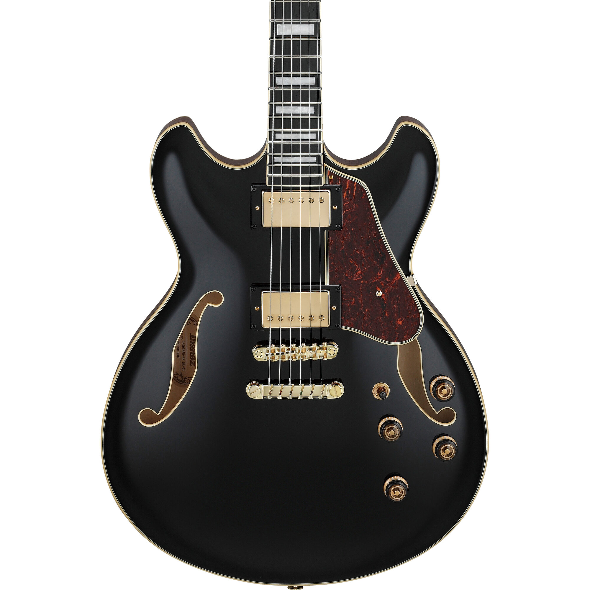 Ibanez AS93BC-BK Artcore Expressionist Semi-Hollow Guitar - Black - Image 5