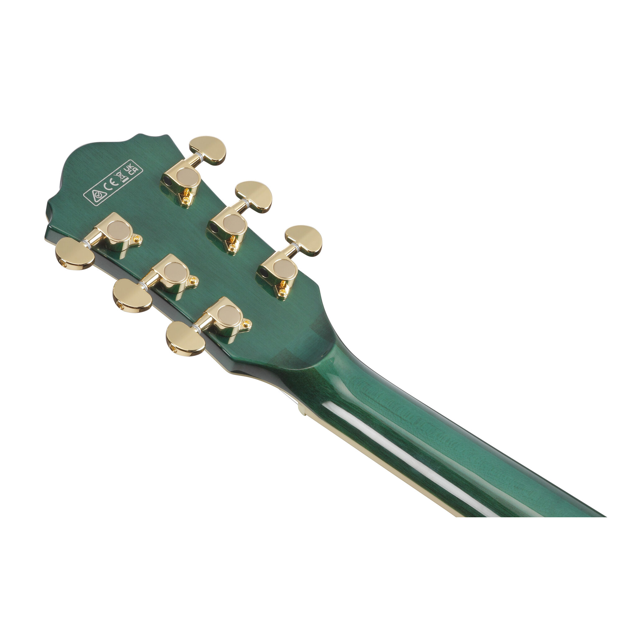 Ibanez AS93FM-TMG Artcore Expressionist Semi-Hollow Guitar - Transparent Moss Green - Image 11