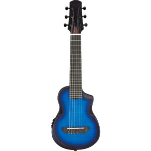 Ibanez AUP10FMNE-TBO - Advanced Ukulele, Electro Acoustic - Transparent Blue Sunburst Open Pore