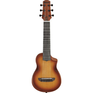 Ibanez AUP10N-OLB - Advanced Ukulele - Open Pore Light Brown Sunburst