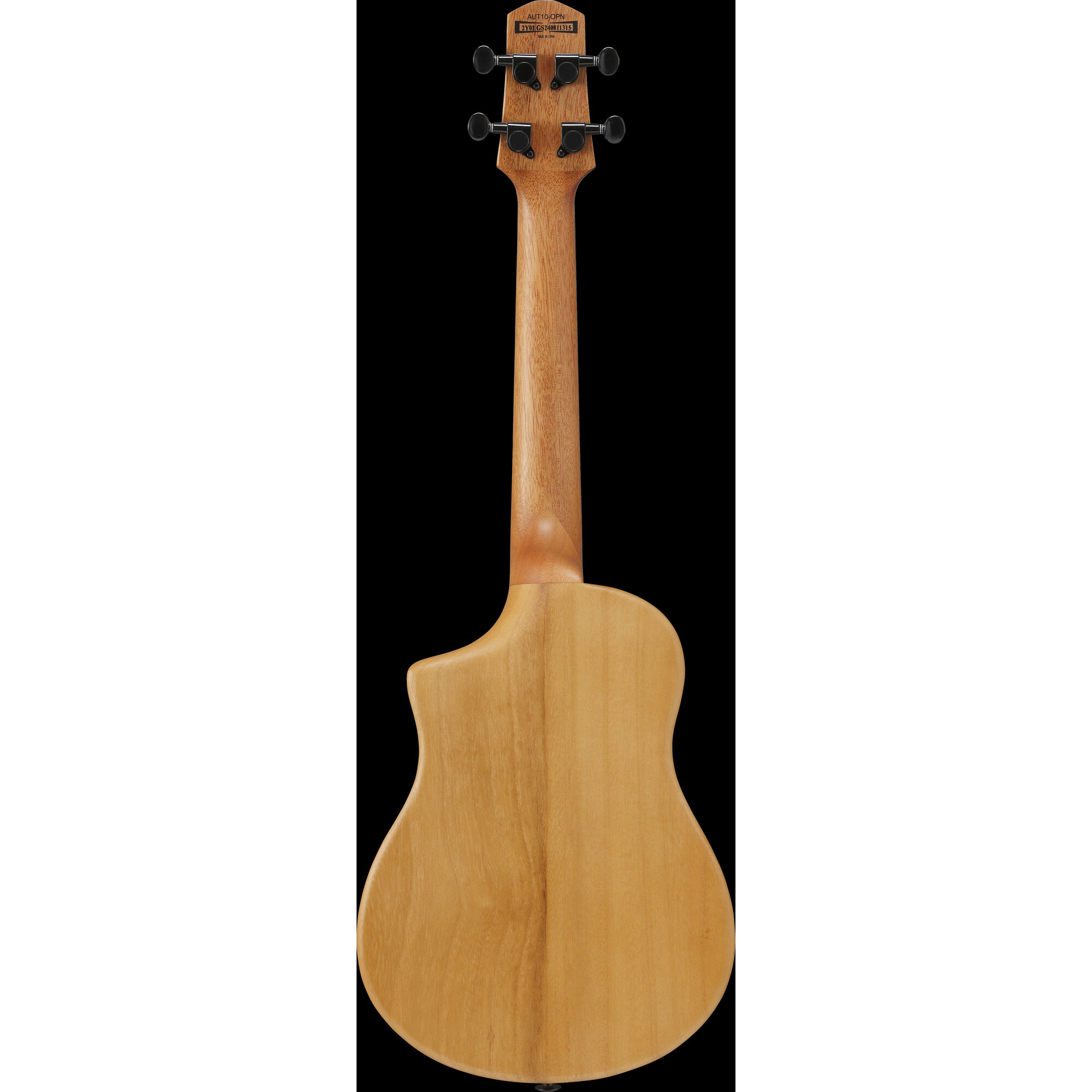 Ibanez AUT10-OPN - Advanced Ukulele, Tenor Size, Full Acoustic - Open Pore Violin Sunburst - Image 3