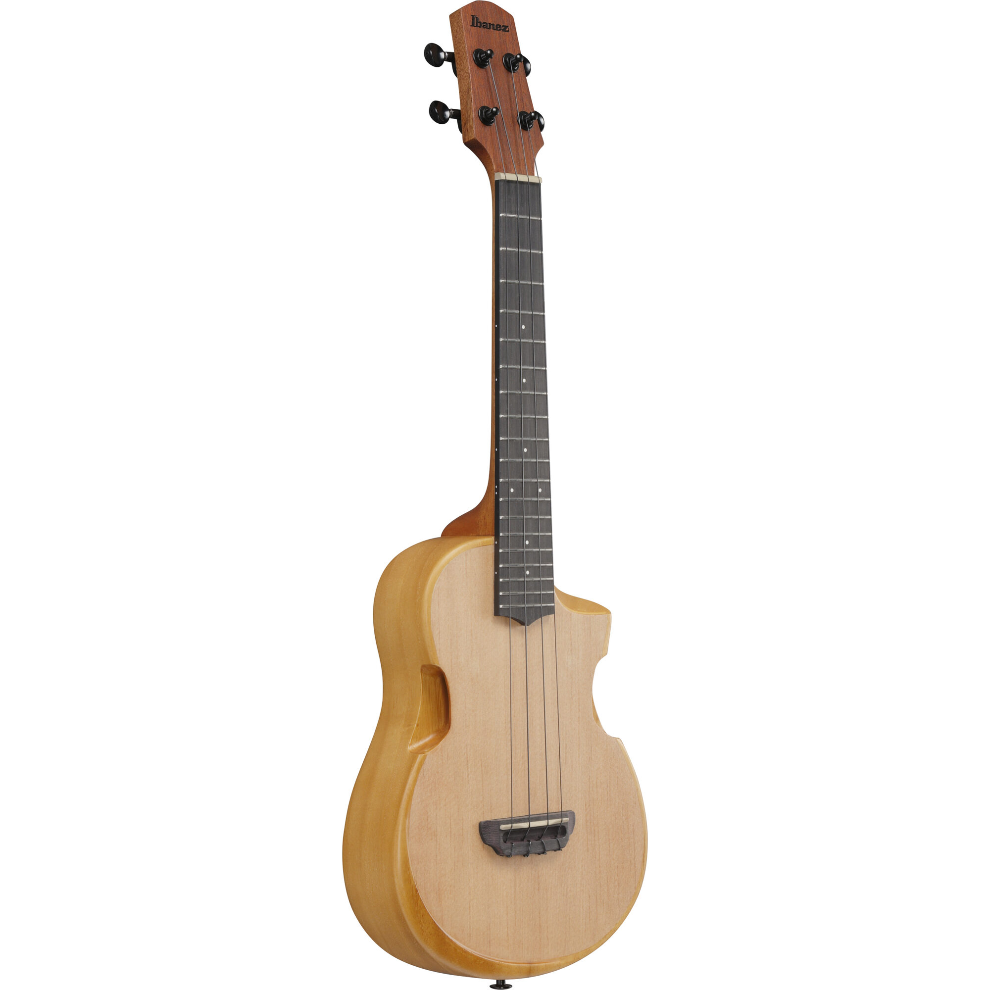 Ibanez AUT10-OPN - Advanced Ukulele, Tenor Size, Full Acoustic - Open Pore Violin Sunburst - Image 4