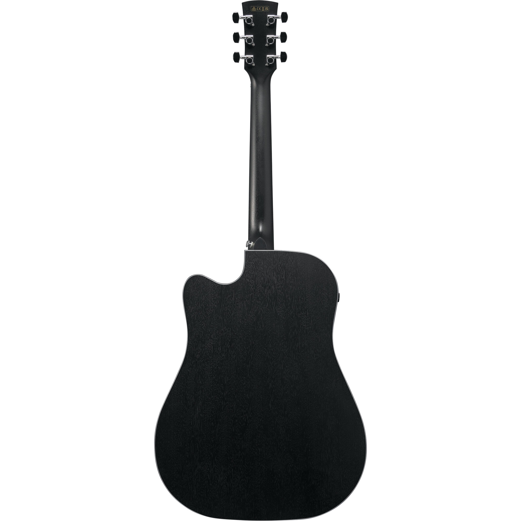 Ibanez AW1040CE-WK - Cutaway Electro Acoustic - Weathered Black - Image 2