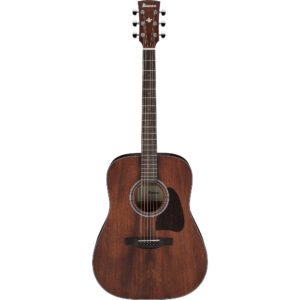 Ibanez AW54-OPN - Artwood Acoustic Guitar, Dreadnought, Solid Okoume Top - Open Pore Natural