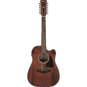 Ibanez AW5412CE-OPN - Artwood Series 12-String Electro Acoustic Guitar, Dreadnought Cutaway - Open Pore Natural