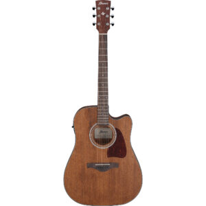 Ibanez AW54CE-OPN - Artwood Electro Acoustic Guitar, Dreadnought Cutaway, Solid Okoume Top - Open Pore Natural