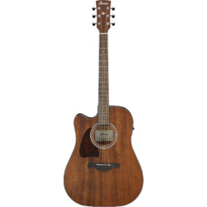 Ibanez AW54LCE Artwood Left-Handed Electro-Acoustic Guitar, Solid Mahogany Top, Open Pore Natural