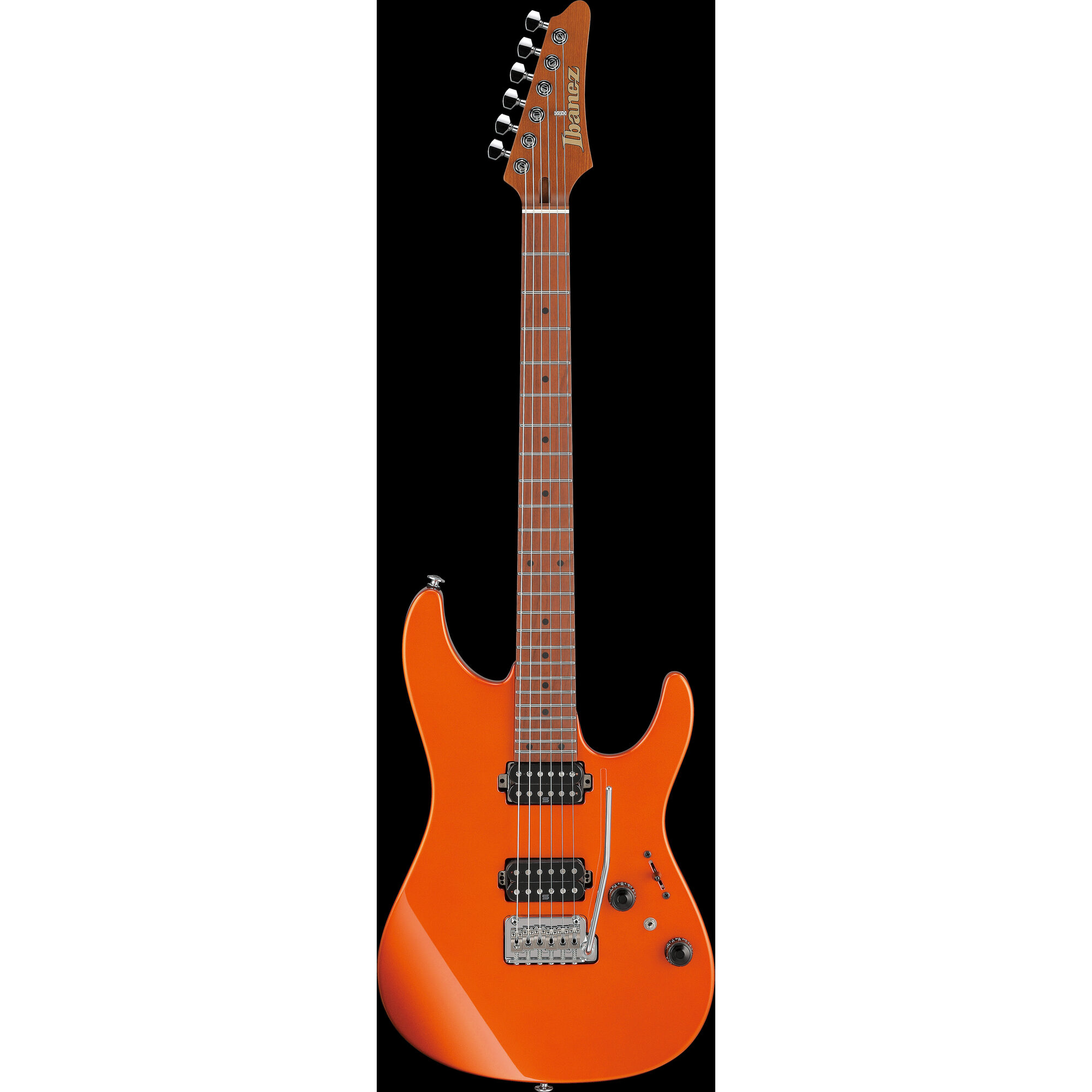 Ibanez AZ2402-ROM Prestige Series Electric Guitar - Roadster Orange Metallic - Image 7