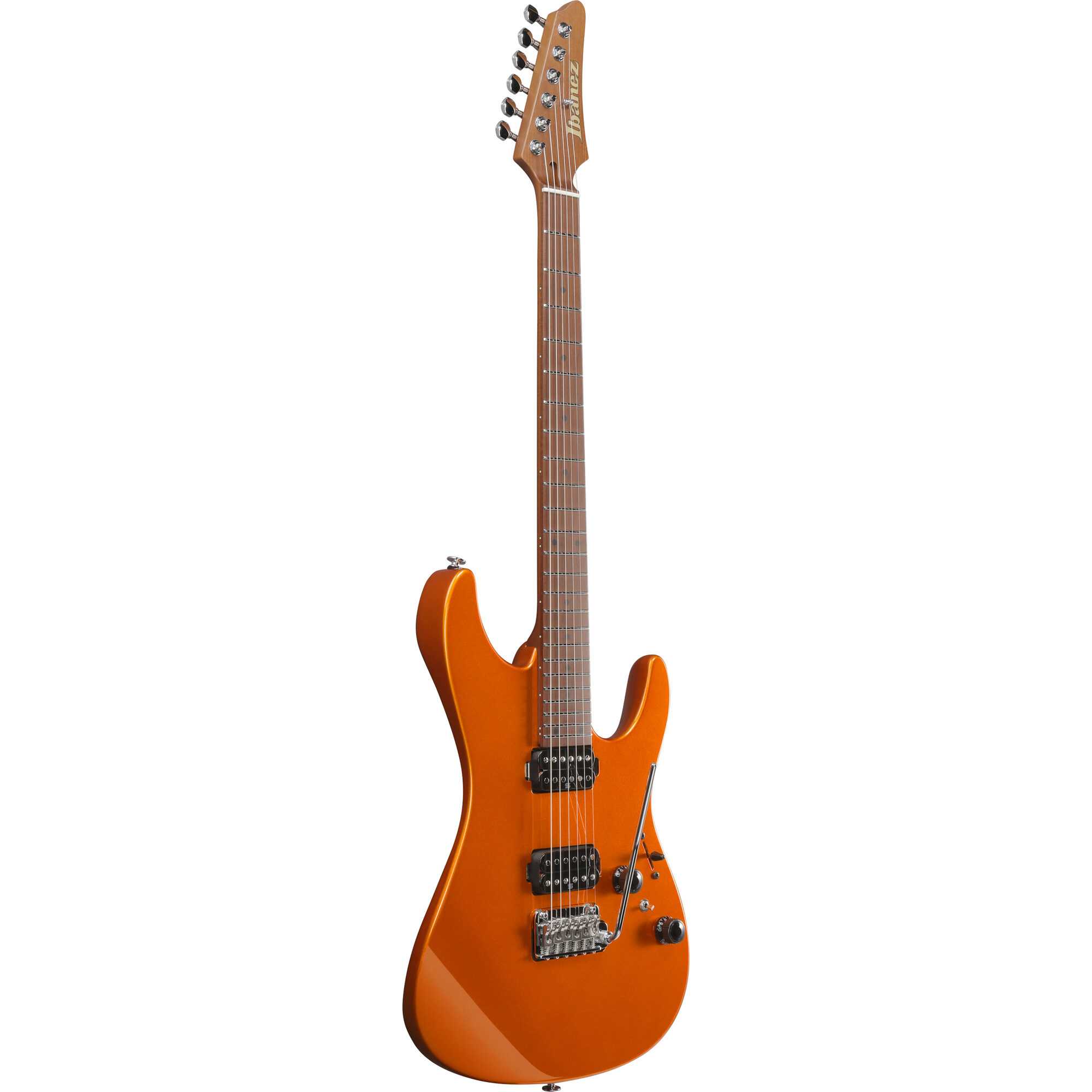 Ibanez AZ2402-ROM Prestige Series Electric Guitar - Roadster Orange Metallic - Image 4