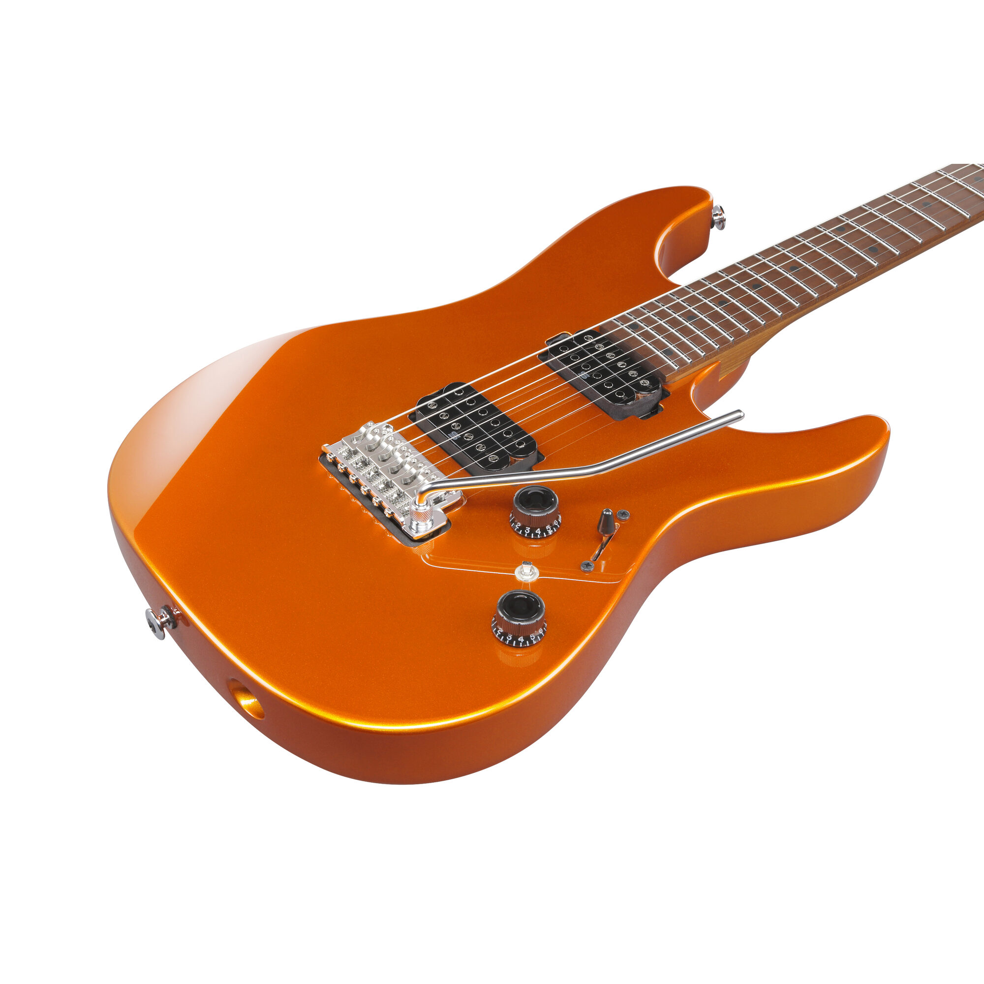 Ibanez AZ2402-ROM Prestige Series Electric Guitar - Roadster Orange Metallic - Image 8