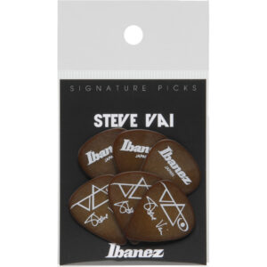 Ibanez B1000SV-BR - Steve Vai Signature Guitar Picks 1.00mm (6 Pack) - Brown