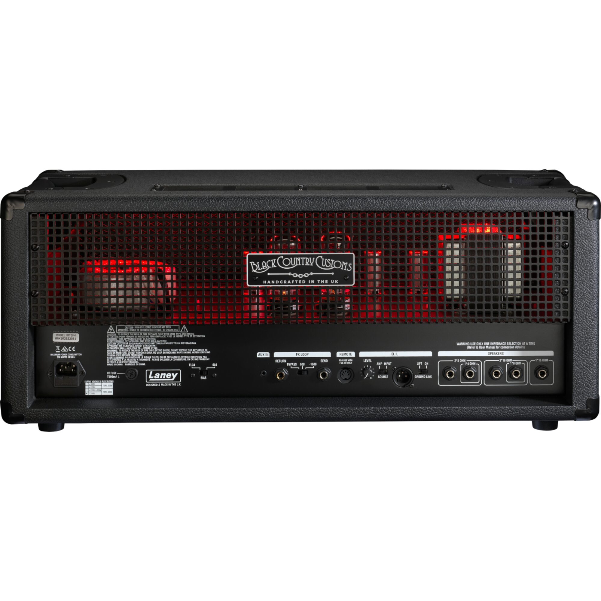 Laney Black Country Customs Ironheart IRT60H 60W All-Tube Guitar Amp Head - Image 2