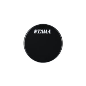 TAMA BK20BMWS Bass Drum Front Head, 20", Black with TAMA Logo