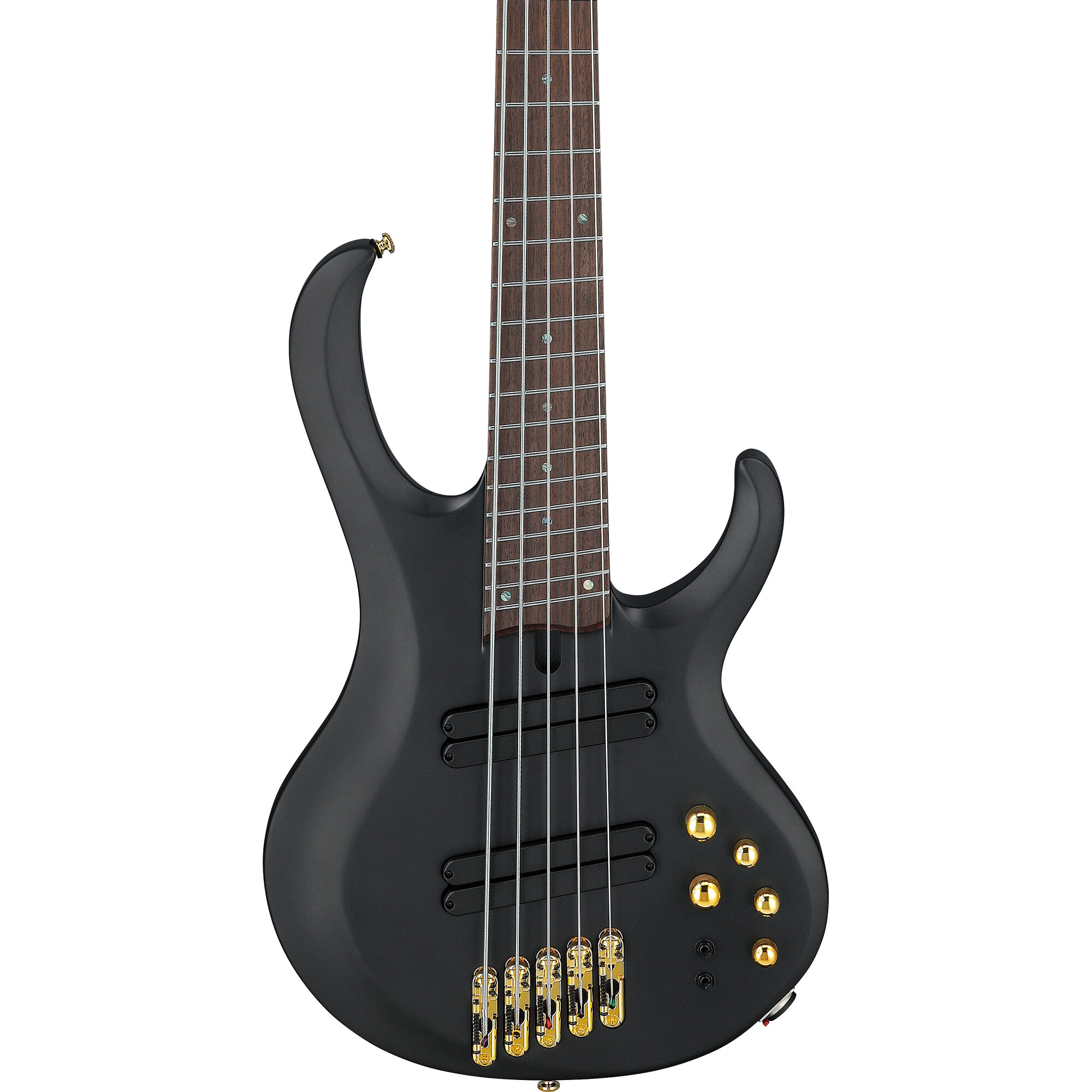 Ibanez BTB605LM-BKF Bass Workshop 5-String Multiscale Bass - Black Flat - Image 5