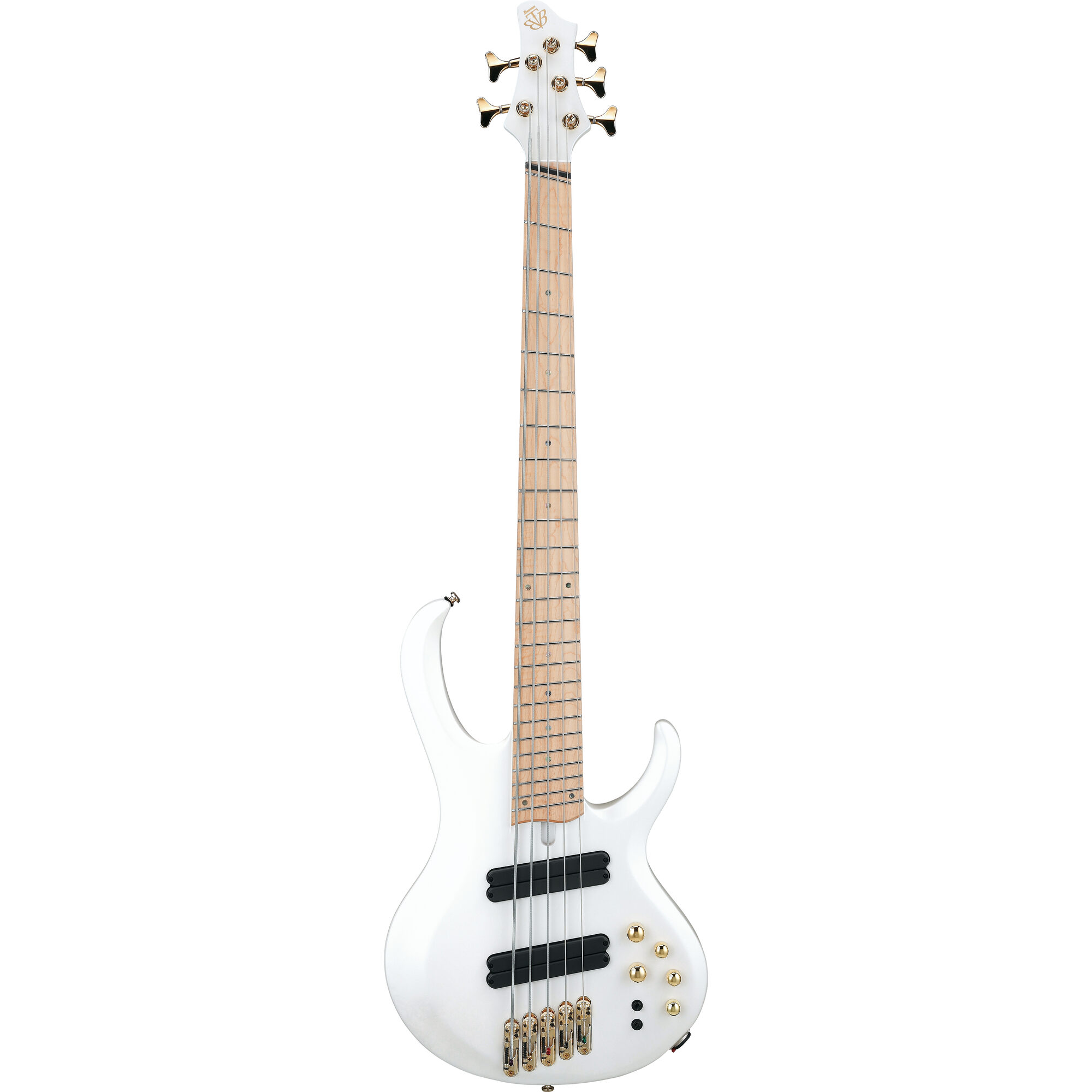 Ibanez BTB605MLM-PWM Bass Workshop 5-String Multiscale Bass - Pearl White Flat
